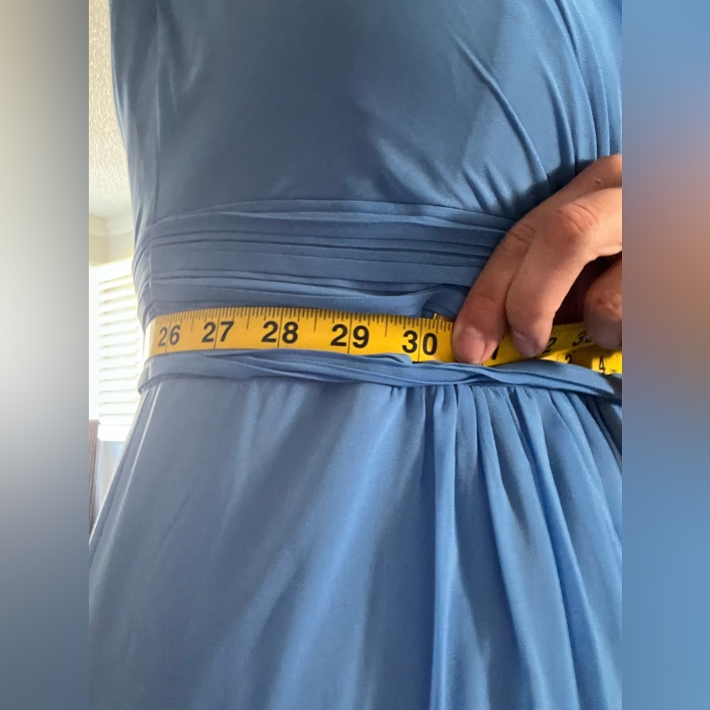 WORN ONCE - Bridesmaid Dress in Cornflower Blue - Picture 7 of 14